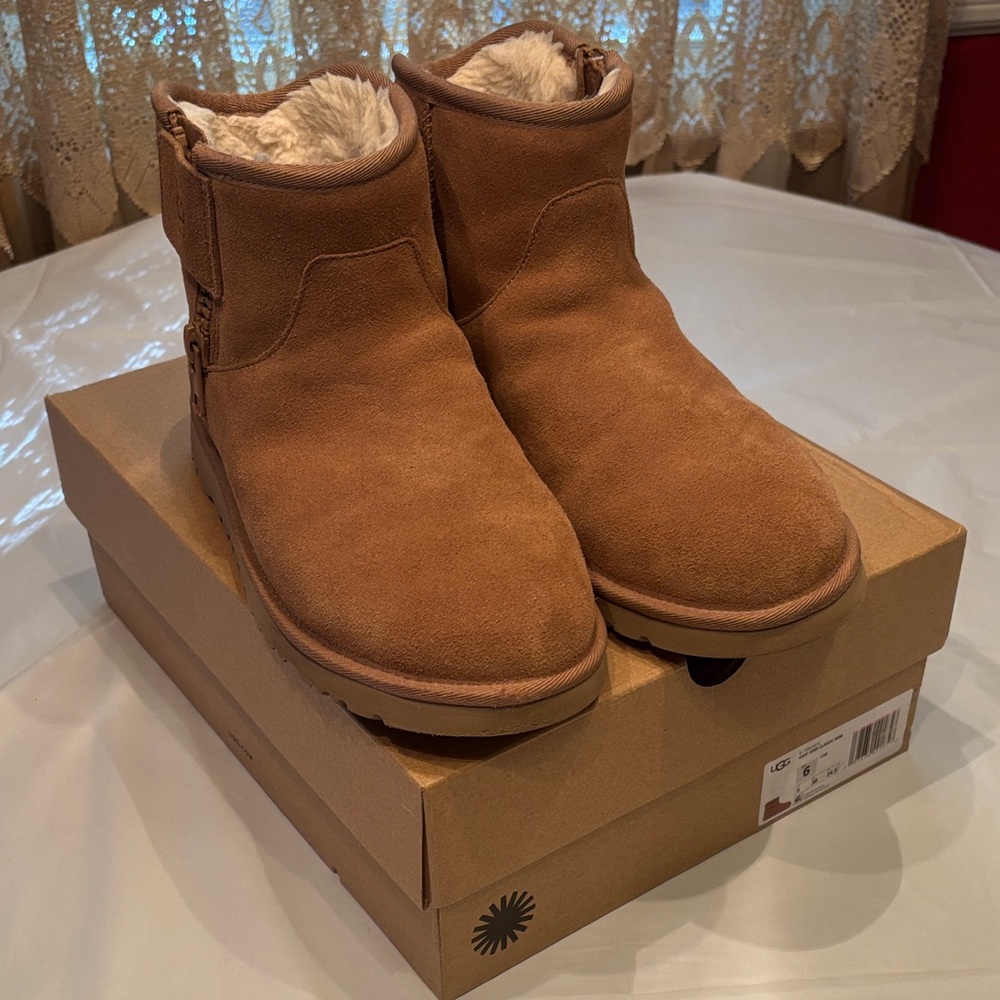 UGG Kids Tan Boots